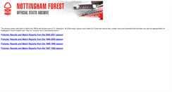 Desktop Screenshot of eweb.nottinghamforest.co.uk