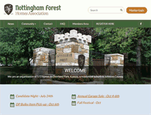 Tablet Screenshot of nottinghamforest.org